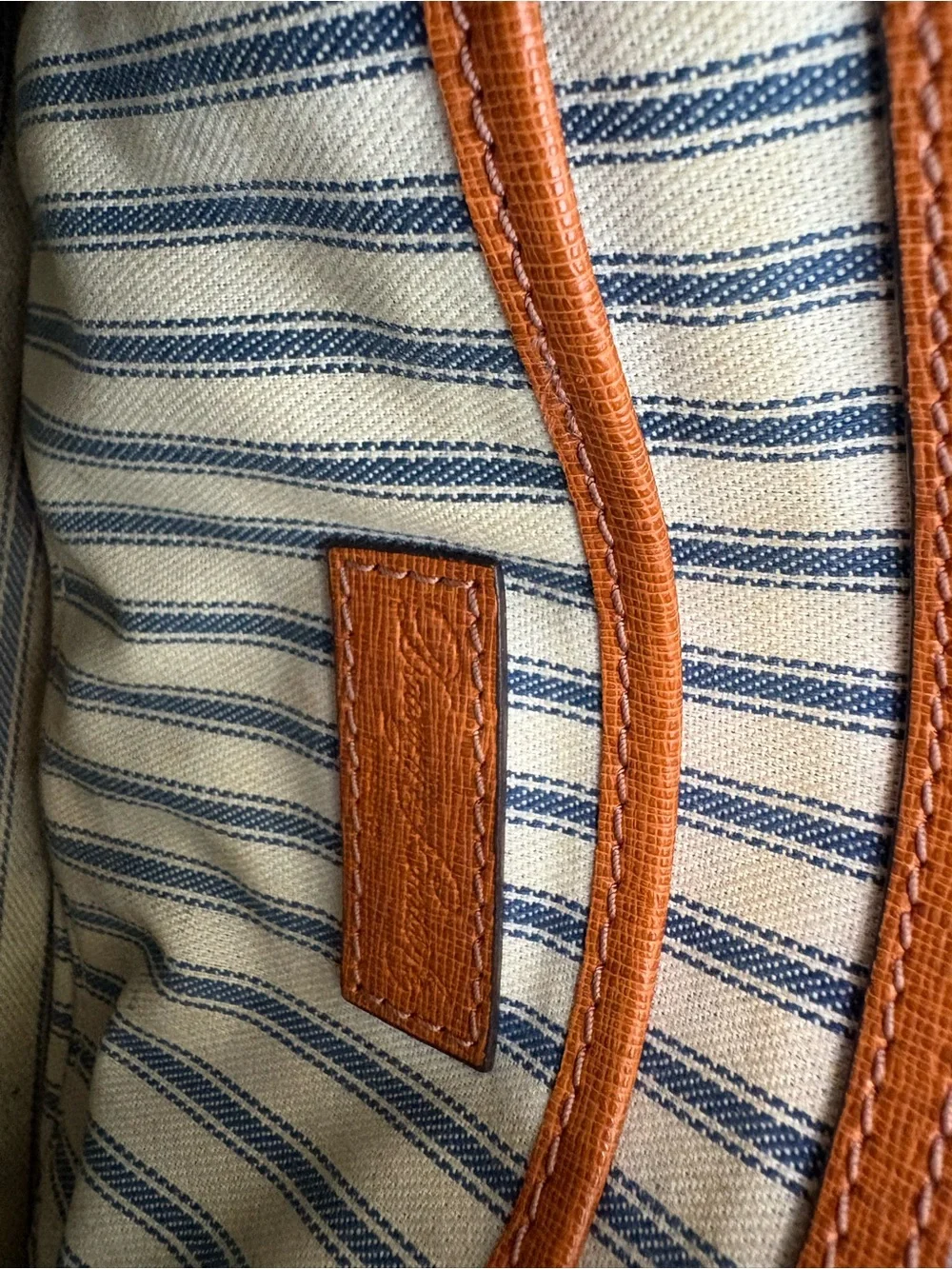 Dooney & Bourke Cognac Leather Dome Satchel